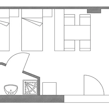 Monolocale 4 Posti Con Cucina E Parcheggio Gratuito アパート *